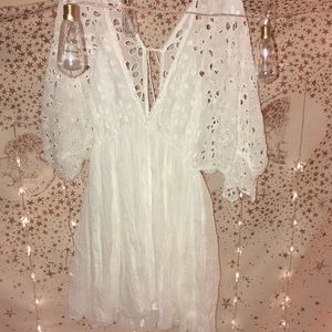 Free People Floral Lace Dress!